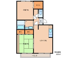 ベルメゾン鞍打の物件間取画像